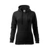 Mikina dámska MALFINI® Trendy Zipper 411 čierna veľ. M