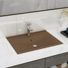 Obdĺžniková umývadlová doska VidaXL Bathroom béžová