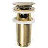 Omp Tea Umyvadlová výpust 5/4“, click-clack, veľká zátka, max 80mm, zlato mat 7533.370.5.36