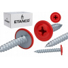 Skrutky s podložkou Etanco do dreva 4,2x50mm, RAL 3020 GM-S 250 Ks
