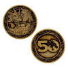 FaNaTtik Dungeons & Dragons Collectable Coin 50th Anniversary Antique Gold Edition 4 cm
