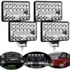 4x LED pracovná lampa 108W HALOGEN SZPERACZ Reflektory traktora 12V 24V IP67