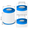 Crystalline Pool Spa Filter Filtračné kartuše SC729