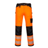 PORTWEST Portwest PW340 PW3 Hi-Vis Pracovné nohavice Oranžová-Čierna, 44