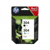 HP 304 Atramentová kazeta Combopack Color + Black (3JB05AE)