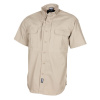 Hemd, ”Attack”, kurzarm, khaki, Teflon, Rip Stop - L (neurčen)