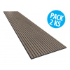 VicStrip 2700 x 595 x 12mm, 2 ks (Absorpčný lamelový panel, 2 ks)