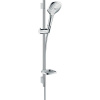 HANSGROHE Raindance Select E sprchová súprava, ručná sprcha 3jet 120 x 120 mm, 65 cm sprchová tyč, jazdec, miska na mydlo a sprchová hadica 160 cm, chróm, 26620000