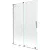 Mexen Velar L, 2-krídlová posuvná vaňová zástena 120 x 150 cm, 8mm číre sklo, chrómový profil, 896-120-003-01-01