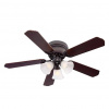 Proklima Stropný ventilátor s osvetlením Ontario, 60 W, ø 106 cm, orech/čerešňa, 78377-3648