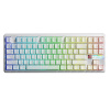 AUL Klávesnica AULA Gasket F87 Pro V2 White Contour Engravered Star Vector RGB