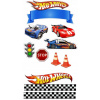 CUKROVÁ TLAČ jedlý obrázok na tortu Cukrová hmota HOT WHEELS AUTÁ SADA #1