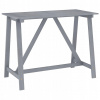 Záhradný stôl, stolík - Garden Bar Table, Grey, 140x70x104 cm, drevo (Garden Bar Table, Grey, 140x70x104 cm, drevo)