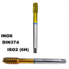 Závitník strojný M14x1,5 HSSE TiN ISO2(6H) DIN374 s lámačom triesok INOX, Fanar D2-113801-0145