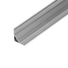 Aluminium profile for LED strips, 2000 x 15.8 x 15.8 mm, angled, silver, set of 50 pcs.
