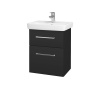 Dreja Umývadlová skrinka GO SZZ2 50 - N03 Graphite / Úchytka T04 / N03 Graphite
