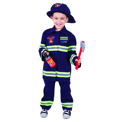 RAPPA - Detský kostým hasič s českou potlačou (L) e-obal