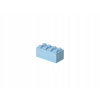 LEGO® Mini Box 4,6 x 9,2 x 4,3 cm svetlo modrá