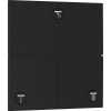Hansgrohe ShowerSelect Comfort E, ventil pod omietku pre 3 spotrebiče, čierna matná, HAN-15573670