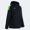TRIVOR ANORAK BLACK FLUOR GREEN XS