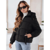 Čierna dámska bunda na zimu TY5064, ty5064-XXL XXL