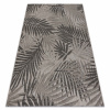Eoshop KOBEREC SIZAL FLOORLUX 20504 LISTY stříbro / černý DŽUNGLE (Velikost: 60x110 cm)