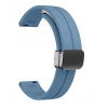 eses Silikónový remienok s magnetickou prackou pre Garmin Lily 2 a Garmin Lily 2 Active - Modrý, 14 mm
