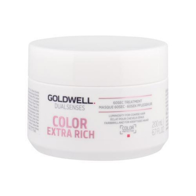 Goldwell Dualsenses Color Extra Rich 60 Sec Treatment Maska na vlasy Hrubé vlasy 200 ml pre ženy