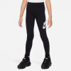 Nike Sportswear Essential Big Kids' (Girls') Mid-Rise Leggings Black/White 5-6 rokov