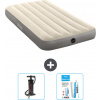 INTEX Nafukovacia posteľ Intex - pre 1 osobu - 99 x 191 x 25 cm - béžová - vrátane pumpy a súpravy na opravu