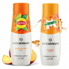 2x Sirup Sodastream Lipton Ice Tea Peach Broskyňa + Mirinda saturátor