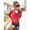 Max Original Leather Dámska kožená bunda LINDA (XL 50-52) - Red - XL