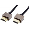 Roline High Speed HDMI kabel s Ethernetem, HDMI M - HDMI M, 1m, zkrácená koncovka