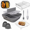 SADA 8 KUSOV PRÍSLUŠENSTVA K AIR FRYER FRITÉZE NA GRILOVANIE