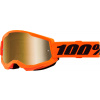 Okuliare 100 PERCENT Strata 2 Neon oranžové zlaté zrkadlové sklíčko