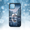 Zima - Lesný domček - iPhone obal