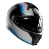 Prilba AGV Tourmodular Stray Matt Back Grey Blue Veľkosť: M (57-58 cm)