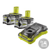 Ryobi RC18150-250 Set akumulátor + nabíječka, 18V, 2x 5,0Ah