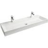 Umývadlo na skrinku Dvojité umývadlo RAVAK Natural liaty mramor biela 1200 x 140 x 450 mm XJO01212000