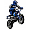 CUKROVÁ TLAČ jedlý obrázok na tortu Cukrová hmota CROSS MOTOCROSS MOTOR PITBIKE