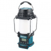 Makita Príslušenstvo - 18V AKU rádio na pracovisko s lampou 310 lm, Bluetooth, bez batérie a nabíjačky DMR056