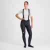 SPORTFUL Cyklistické nohavice dlhé s trakmi - BODYFIT PRO - čierna S