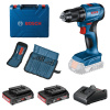 Aku vŕtací skrutkovač Bosch GSR 185-LI (2x 2,0Ah) + príslušenstvo 0615990N25