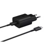 Originálna sieťová nabíjačka Samsung EP-TA800EBE PD 25W - kábel USB-C 1m EP-DA705BBE čierna
