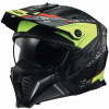 LS2 prilba DRIFTER OF606 Devor matt black/hi-vis yellow - XL