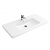 Villeroy & Boch Subway 2.0 - Umývadlo nábytkové 100x47 cm, s prepadom, otvor na batériu, CeramicPlus, alpská biela 7175A0R1