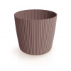 Kvetináč Prosperplast MILLY ROUND marsala 23,6 cm Prosperplast