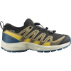 Salomon XA Pro V8 Waterproof Trail Running Shoe Juniors Black/Green 4 (37)