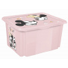 Krabička s vekom Keeeper Minnie Mouse ružová 15 l