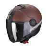 Moto přilba SCORPION EXO-CITY STRADA matná hnědo/černá M